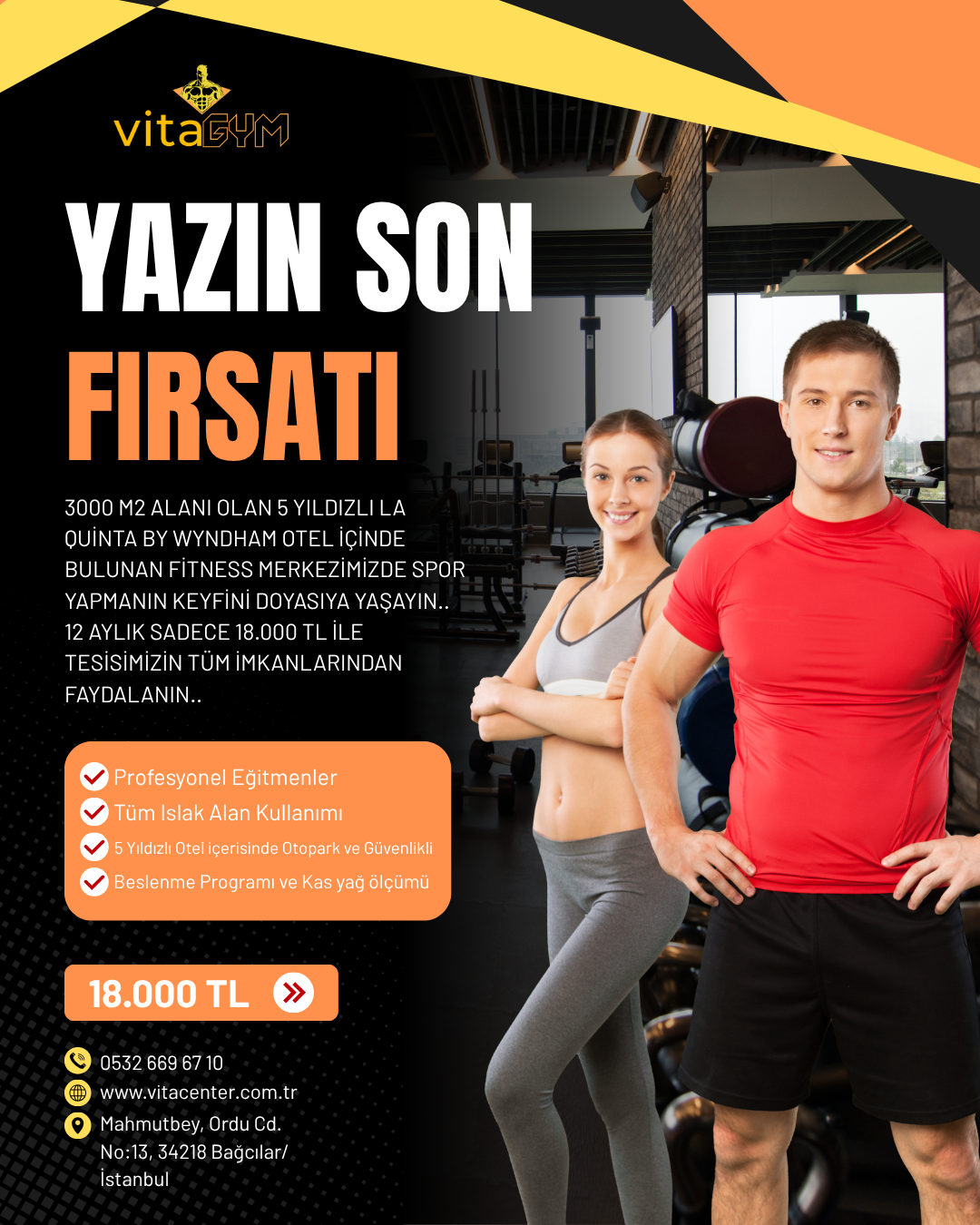 Vita Gym & Spa: Masaj, Spa, Wellness ve Fitness'ta Zirveyi Yaşayın